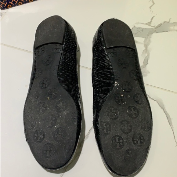 Tory Burch reva snake skin flats - Picture 3 of 5